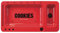 Bandeja Cookies 2.0 roja - Bandeja de liar Cookies 31 x 16,2 cm