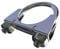 2 x Universal U Bolt Clamps/Heavy Duty Exhaust Clamp/TV Sky Aerial Pipe [ 64mm ]