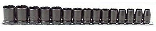 Proto Stanley J74204 15 Piece 6 Point 1/2 Drive Metric Impact Socket Set