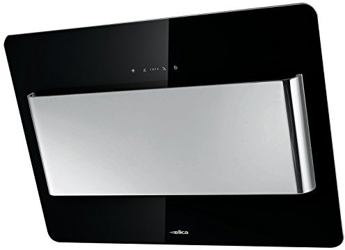 ELICA Hotte decorative murale BELT BL/F/80 Verticale inclinée Noire 80 cm