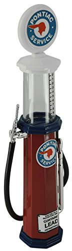 Modello pompa della benzina - Pontiac (1:18) - rosso scuro / blu scuro / bianco