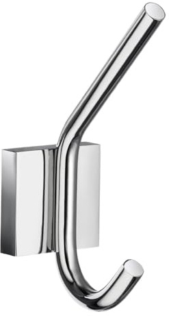Smedbo House Chromed Bath Robe Hook, Polished Chrome, 4.5 x 7.8 x 13.5 cm