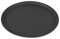 Cambro Bandeja Camtead Redonda con Superficie Antideslizante, Perfil Alto, Color Negro