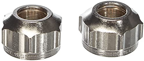 1 Satz (2 Stück) Comfort Logafix Klemmverschraubung KLV 15 für Eurokonus 3/4 Zoll x 15mm Kupferrohr, Weichstahl- und C-Stahlrohr Klemmringverschraubung Heizkörper Hahnblock Artikelnummer 64 79 423