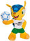 FIFA Fuleco Fußballweltmeisterschaft Brasilien 2014 Plüsch Spielzeug mit Ball, 700