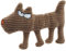Barry Hundespielzeug, Kuscheln, Spielen, Comic-Look, 7 cm, Wolf