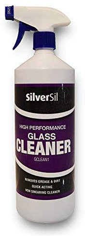 Silversil Industrial Glass/Window Cleaner - Streak Free Mirror and Tile Cleaner - 12 Pack (12 litres)