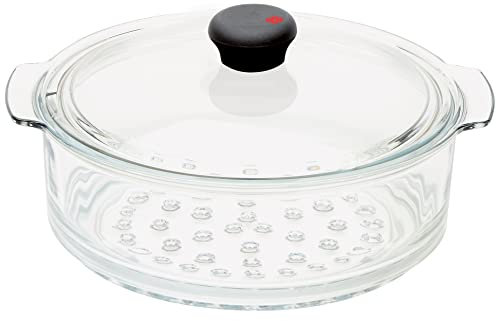 CRISTEL CWTECVV20 Cuit-Vapeur Verre Cocinelle 20cm, Transparent