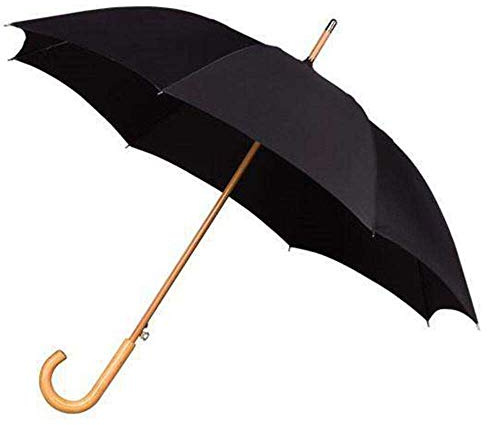IMPLIVA Falcone Regenschirm, 102 cm, Schwarz