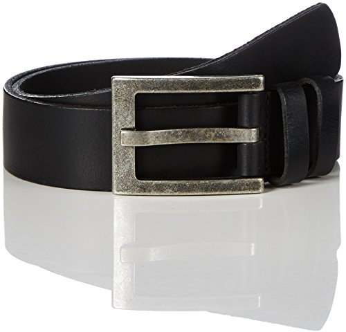 Petrol Herren Gürtel 40516, Einfarbig, Gr. 90(90), Schwarz (schwarz 0001)