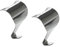 Picture Rail / Moulding Picture Hook - Chrome (Pack of 4)