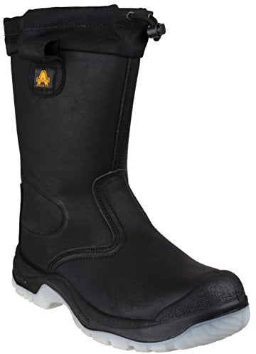 Amblers Safety FS209 Safety Pull On Boot Safety Footwear Black