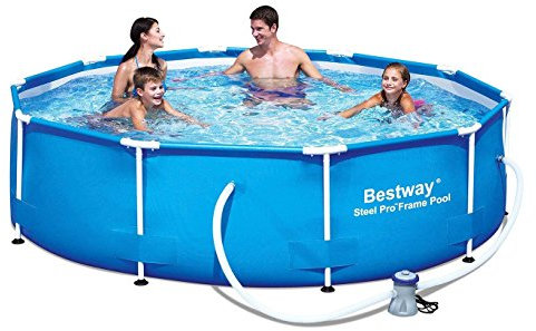 Bestway 56408 Piscina Fuori Terra Strutturata con Motore 305 x 76 cm in PVC. MWS