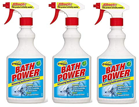 3 x OzKleen Bath Power Bathroom Cleaner 500ml
