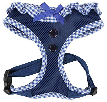 Puppia Vivien Harness A, Small, Royal Blue