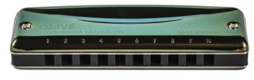 SUZUKI Harmonica (C-20-HG),Green
