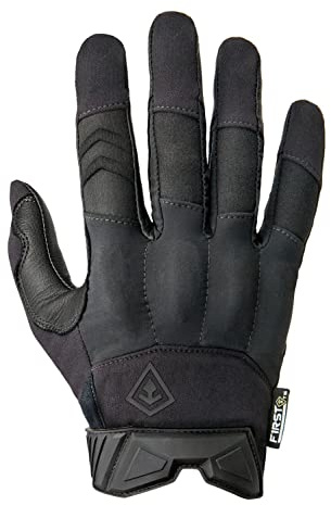 First Tactical Hard Knuckle Glove, Schwarz, L