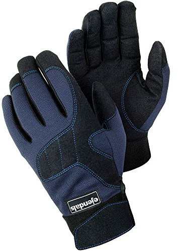 Ejendals Handschuh Tegera 320 aus Synthetikleder, Größe 9, 1 Stück, schwarz/blau, 320-9