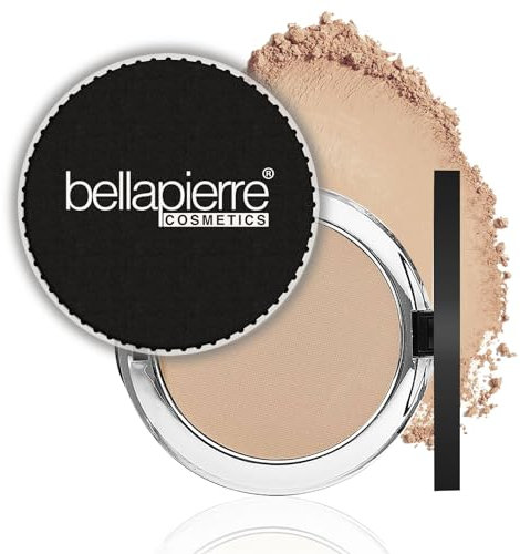bellapierre Compact Mineral Foundation SPF 15 | Vegan und tierversuchsfrei | Hypoallergen | Vollständige Abdeckung – 10 Gramm - Cinnamon