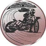 Pokal / Medaille Emblem, Motiv Speedway, Durchmesser 50 mm, bronze