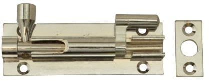 Forge 75mm Door Bolt Necked with Chrome Finish