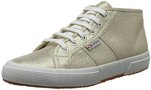 Superga 2754 Lamew - Zapatillas de lona para mujer, Dorado - Gold (174), 41