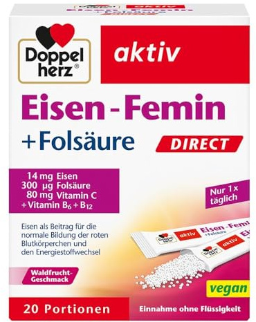 DOPPELHERZ Eisen-Femin DIRECT Pellets 20 St