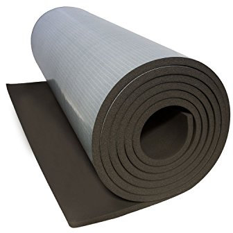 19 mm Kautschuk Endlosplatte selbstklebend 2mtr x 1mtr