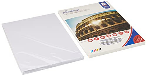 MediaRange DIN A4 Fotopapier für Tintenstrahldrucker, beidseitig matt, 200g, 50 Blatt