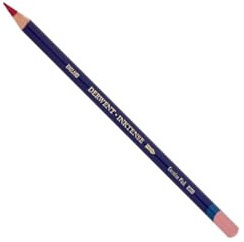 Derwent Inktense Permanent Watercolour Single Pencil, Carmine Pink (0520), 4mm Premium Core Strength, Water-Soluble, Ideal for Drawing, Colouring & Painting on Paper & Fabric, Professional Quality (2301862)