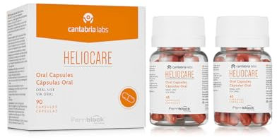 Cantabria Labs - Heliocare Advanced Cápsulas - 90 Cápsulas - Protección Solar Oral - Mejora el Bronceado - Sin Gluten