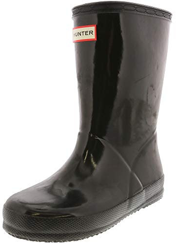 Hunter Kids First Classic Gloss Stivali Bambino Nero - 27 - Stivali da Pioggia