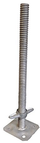 Gewindefussplatte Gerüstfuss Gerüstspindel Fußspindel Länge 800mm d=38mm