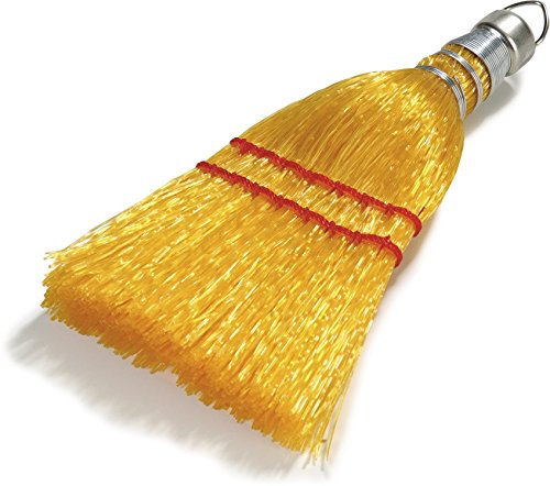Carlisle 3663400 sintética maíz batidor escoba, 9 Ancho de la cabeza:, 3 Longitud total, paja (funda de 12)