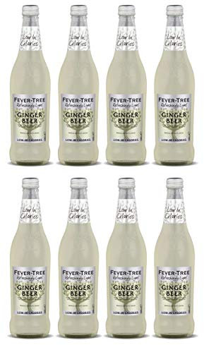 Fever-Tree Refreshingly Light Ginger Beer 8 x 500ml Bottles