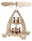 Dekohelden24 Hochwertige Tischpyramide mit Bergleute, ca. 35 cm