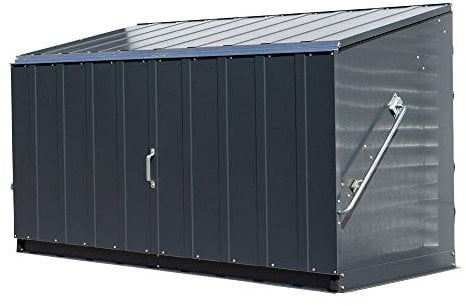 Trimetals Metall Gerätebox Fahrradgarage Storeguard | Anthrazit | 88x194x112 cm