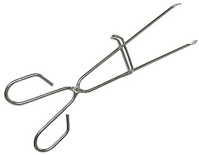 Sauvic Edelstahl-Küchenzange mit Führung, 33 cm