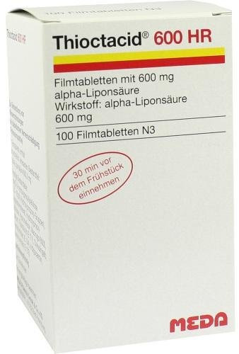 THIOCTACID 600 HR 100St Filmtabletten PZN:8591294