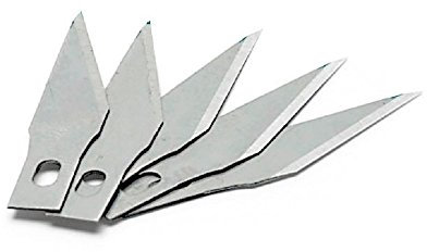 Revell Ersatzklingen für Scalpel I Silber I Ideal für präzises Schneiden I Zubehör für Modellbau und Bastelprojekte I Praktisches Set für Modellbauer