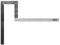 Flange Square 600 x 600mm chromed quality