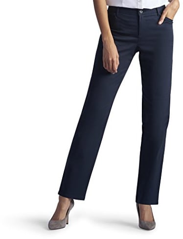 Lee Women's Relaxed Fit All Day Straight Leg Pant Imperial Blue 8