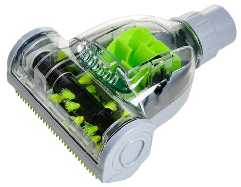 OVENTE Vacuum Power Brush Attachment for Pet Hair Removal, Green ACPST700