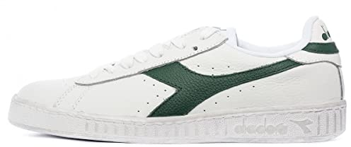 Diadora Game L Low Waxed, Sneaker Unisex - Adulto, White Green, 38 EU