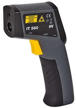 Infrarot Thermometer Messpistole Pistole Messgerät Temperaturmessgerät bis 580C°