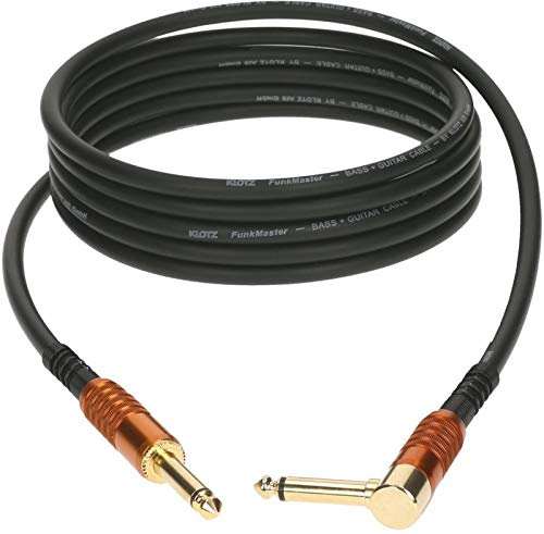 KLOTZ FunkMaster high end gitarren- & bass kabel (gerade - gewinkelt) (9,0)