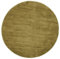RugVista, Handloom, Teppich, Mittelflor, ∅ 200 cm, Rund, Wolle, Flur, Schlafzimmer, Küche, Wohnzimmer, Olivegrün, Olivgrün