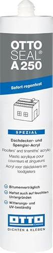 OTTOSEAL A 250 Dachdecker- und Spengler-Acryl 310 ml Kartusche C01 weiss