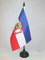 AZ FLAG - Tischflagge Schleswig-Holstein - 21x14 cm - Schleswig-Holstein Tischfahne 14 x 21 Cm - Flaggen