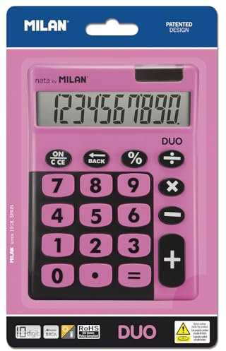 Calculatrice Milan Rose (14,5 x 10,6 x 2,1 cm)